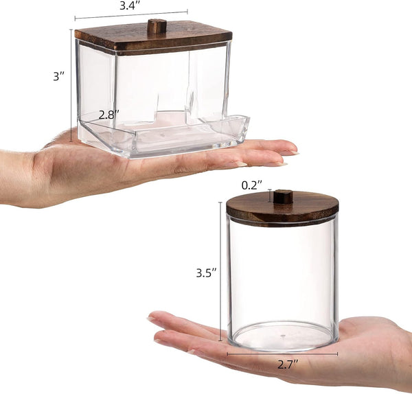 Elegant Bathroom Organizer Jar