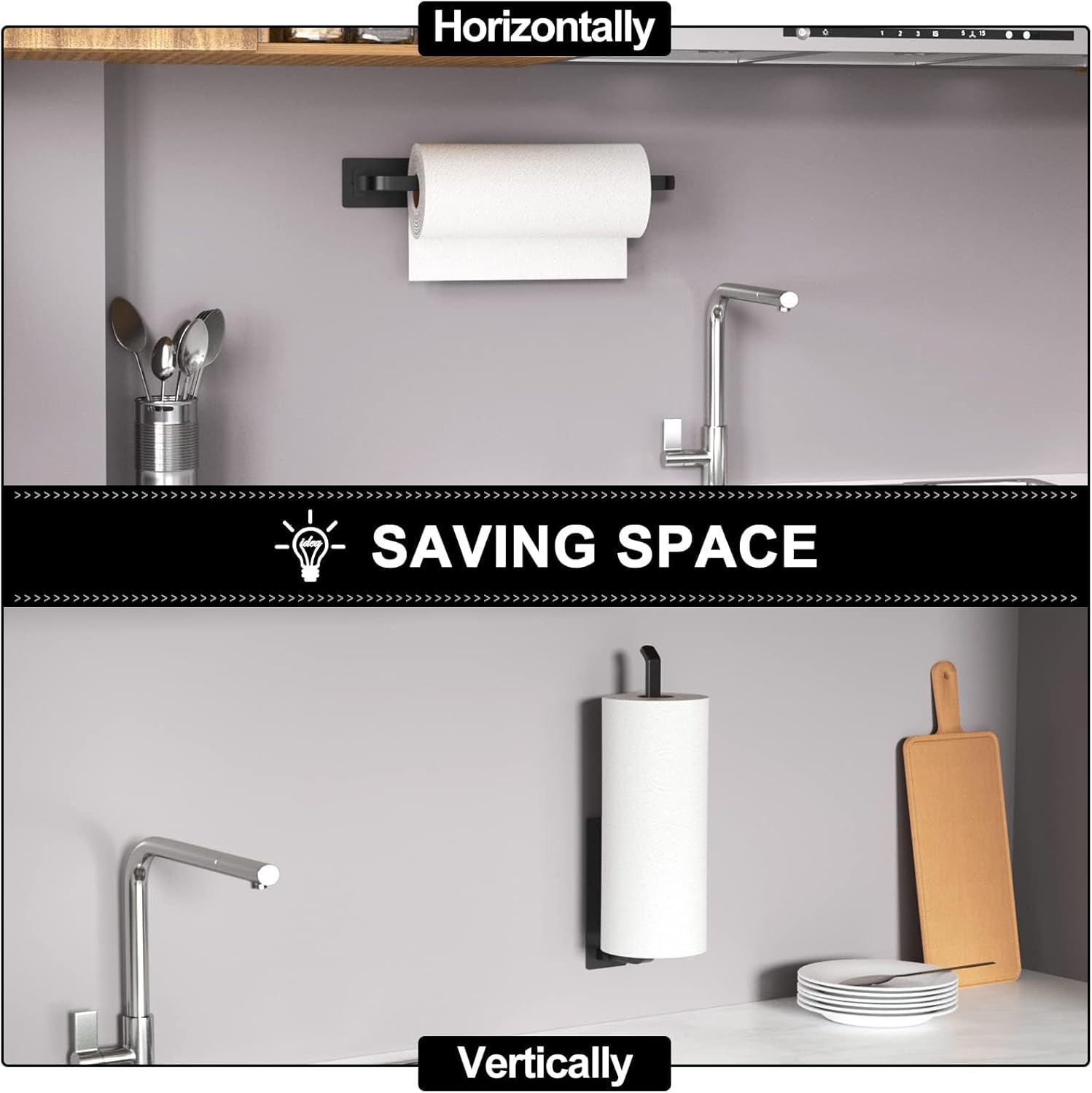 Easy Stick Paper Towel Holder