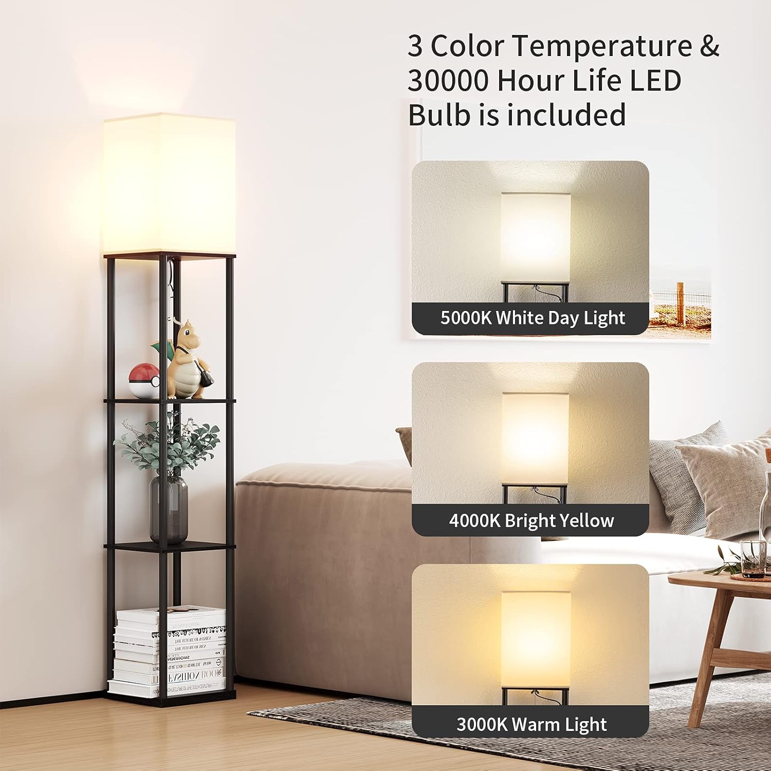 Chic Shelf Floor Lamp