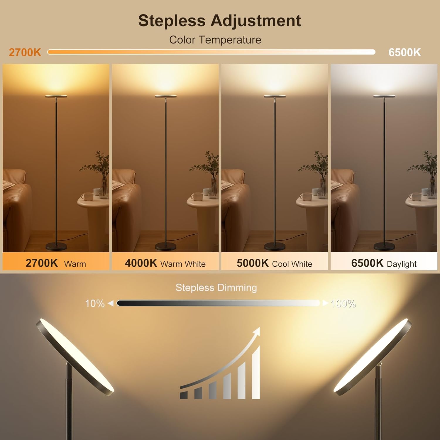 Color Glow Floor Lamp