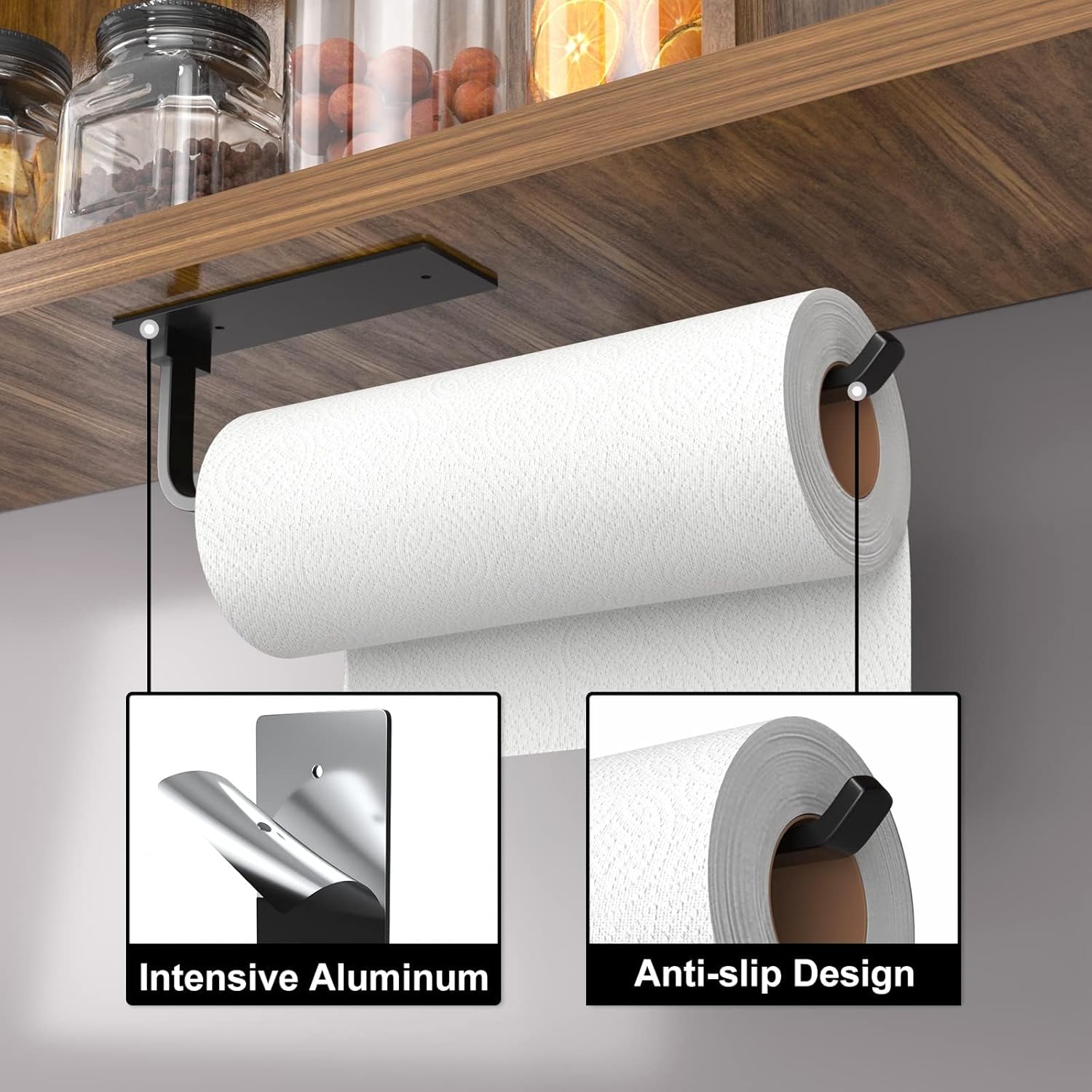 Easy Stick Paper Towel Holder