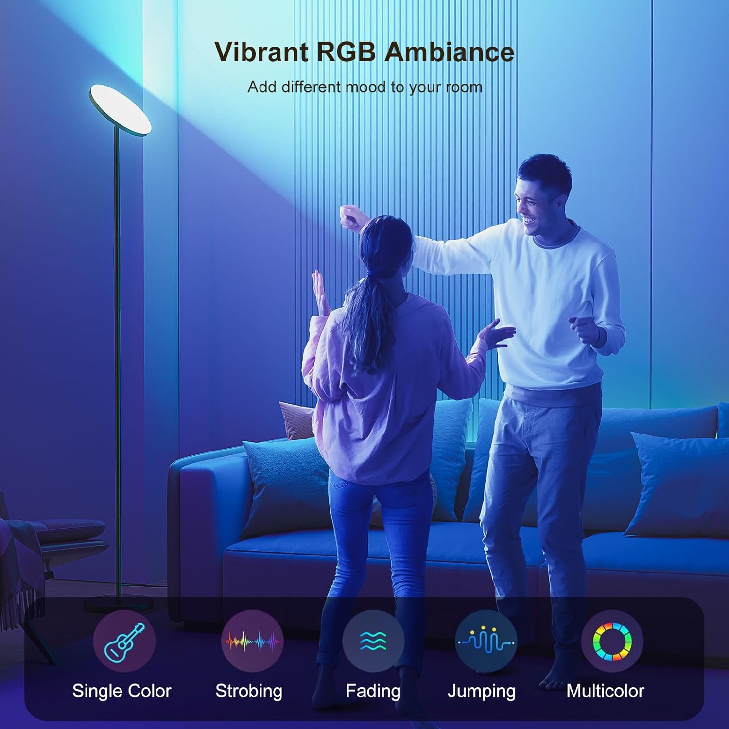Color Glow Floor Lamp