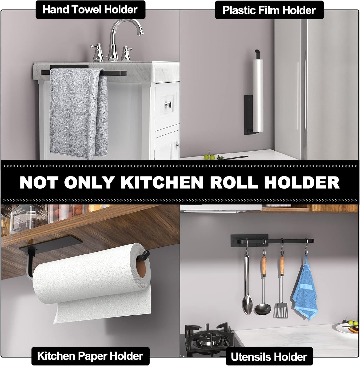 Easy Stick Paper Towel Holder