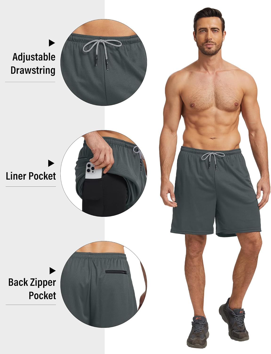 HOPLYNN Quick-Dry Running Shorts