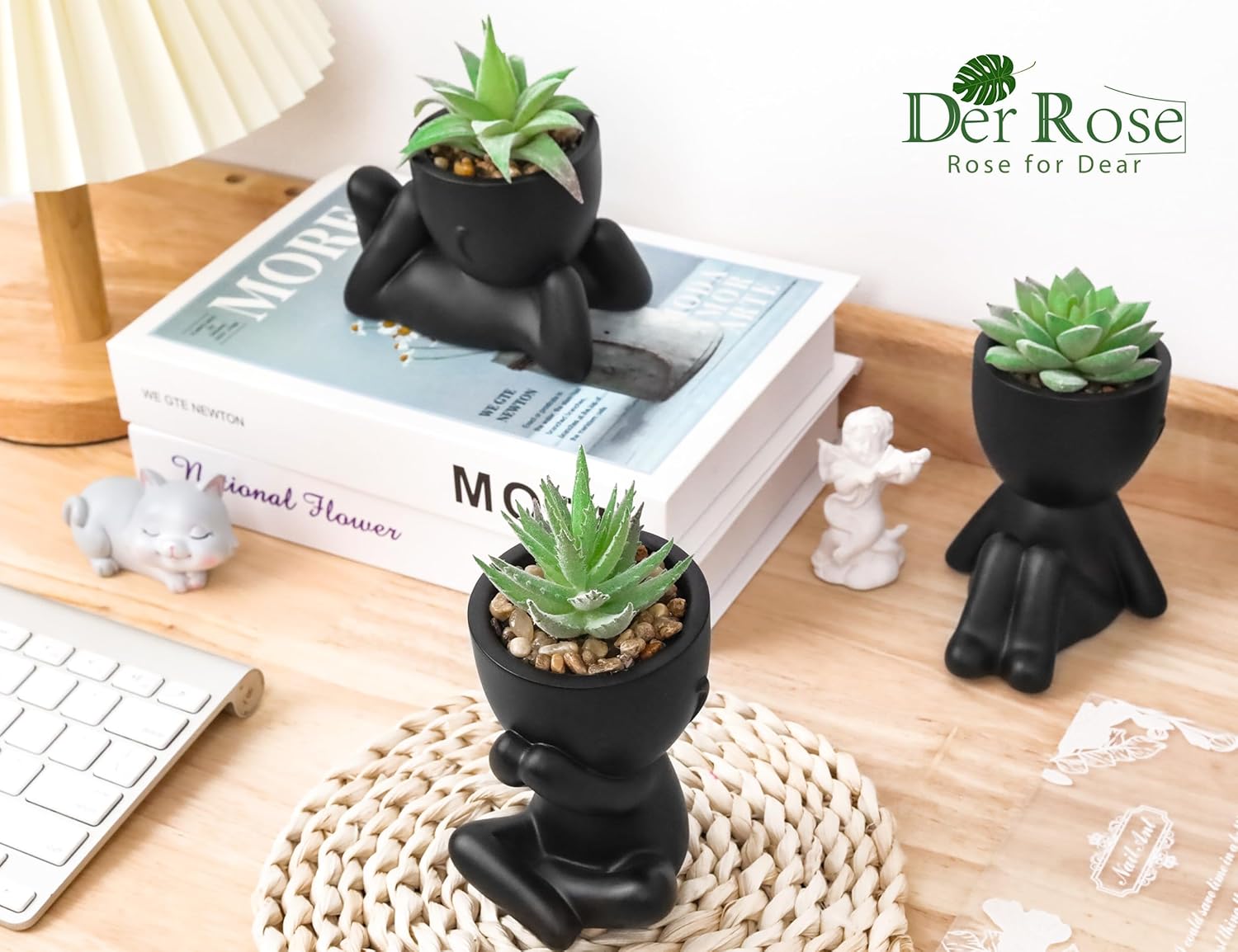 Chic Faux Succulent Trio