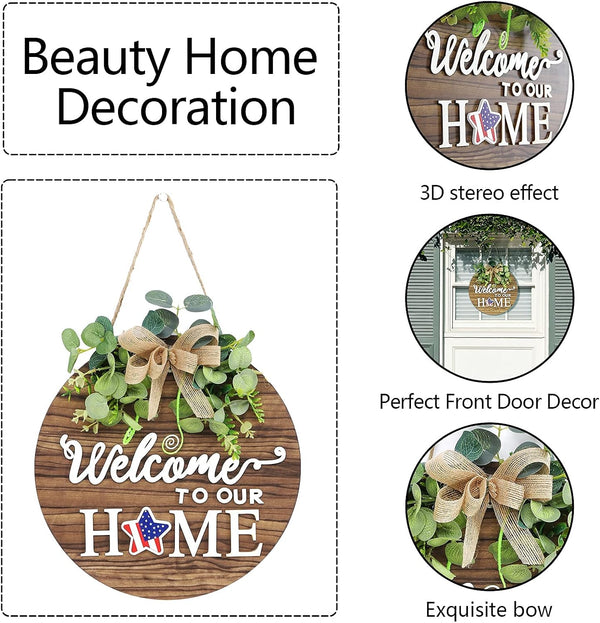 Welcoming Wood Wreath