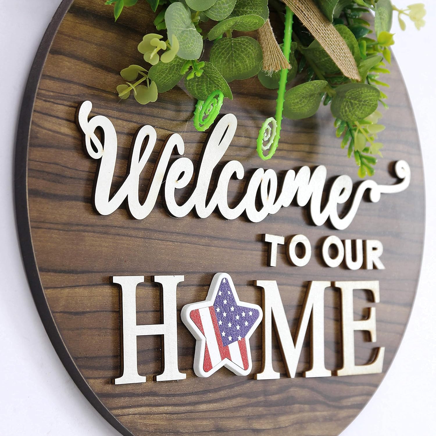 Welcoming Wood Wreath
