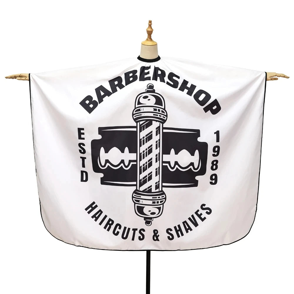 Elite Black Barber Cape – Heavy-Duty, Professional Cut Shield for Barbers & Stylists