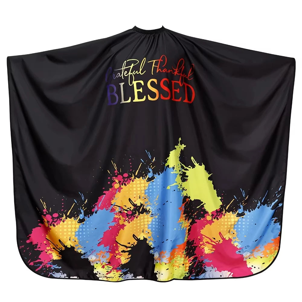 Elite Black Barber Cape – Heavy-Duty, Professional Cut Shield for Barbers & Stylists