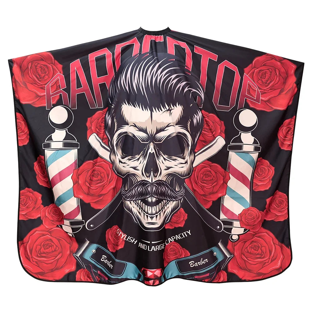 Elite Black Barber Cape – Heavy-Duty, Professional Cut Shield for Barbers & Stylists