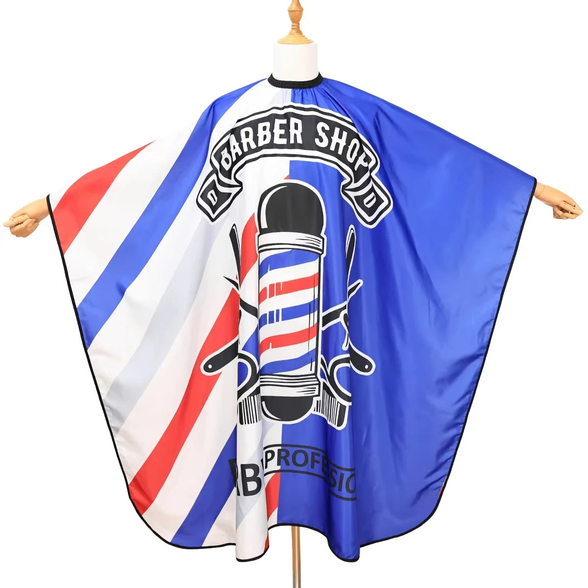 Elite Black Barber Cape – Heavy-Duty, Professional Cut Shield for Barbers & Stylists