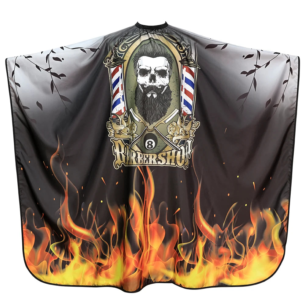Elite Black Barber Cape – Heavy-Duty, Professional Cut Shield for Barbers & Stylists