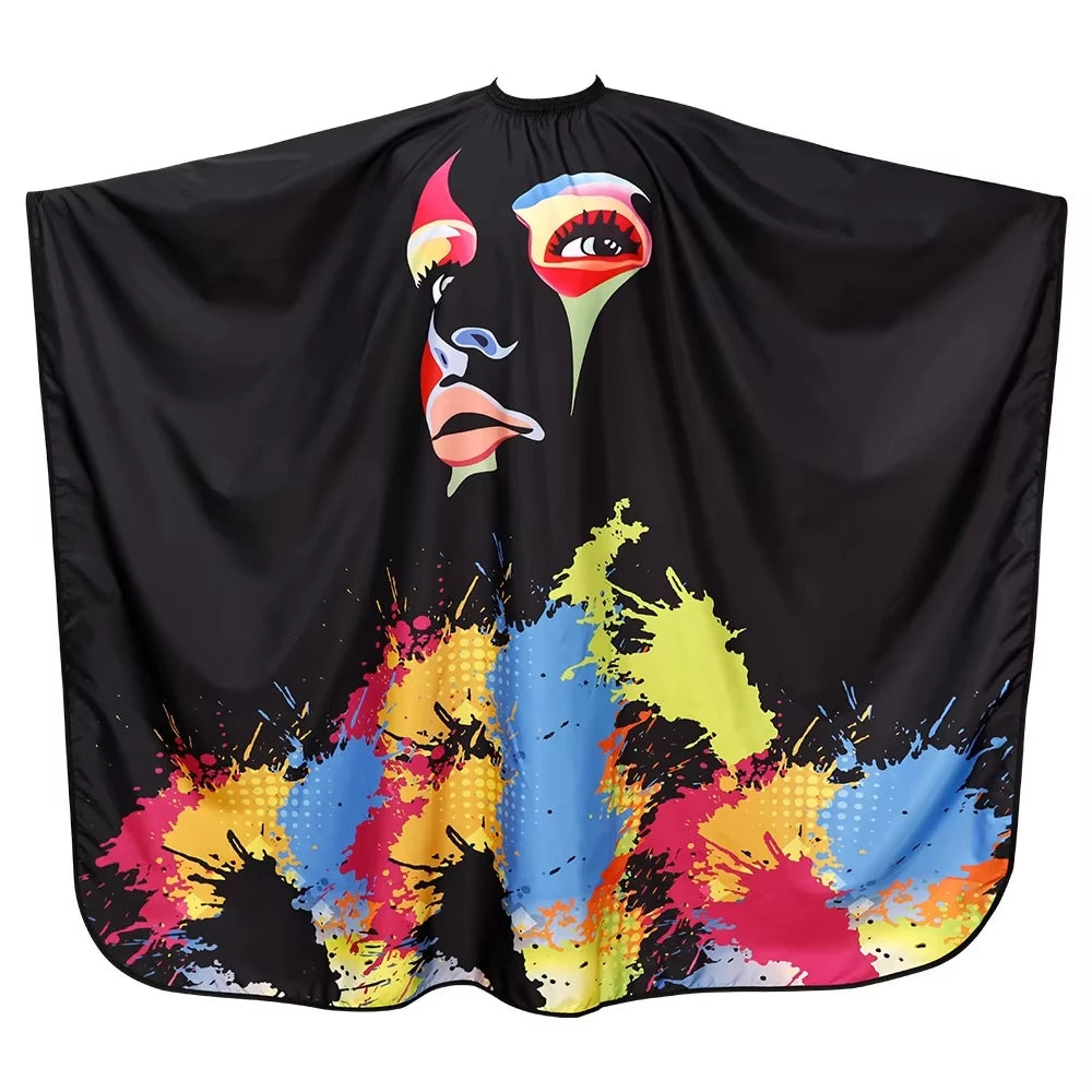Elite Black Barber Cape – Heavy-Duty, Professional Cut Shield for Barbers & Stylists