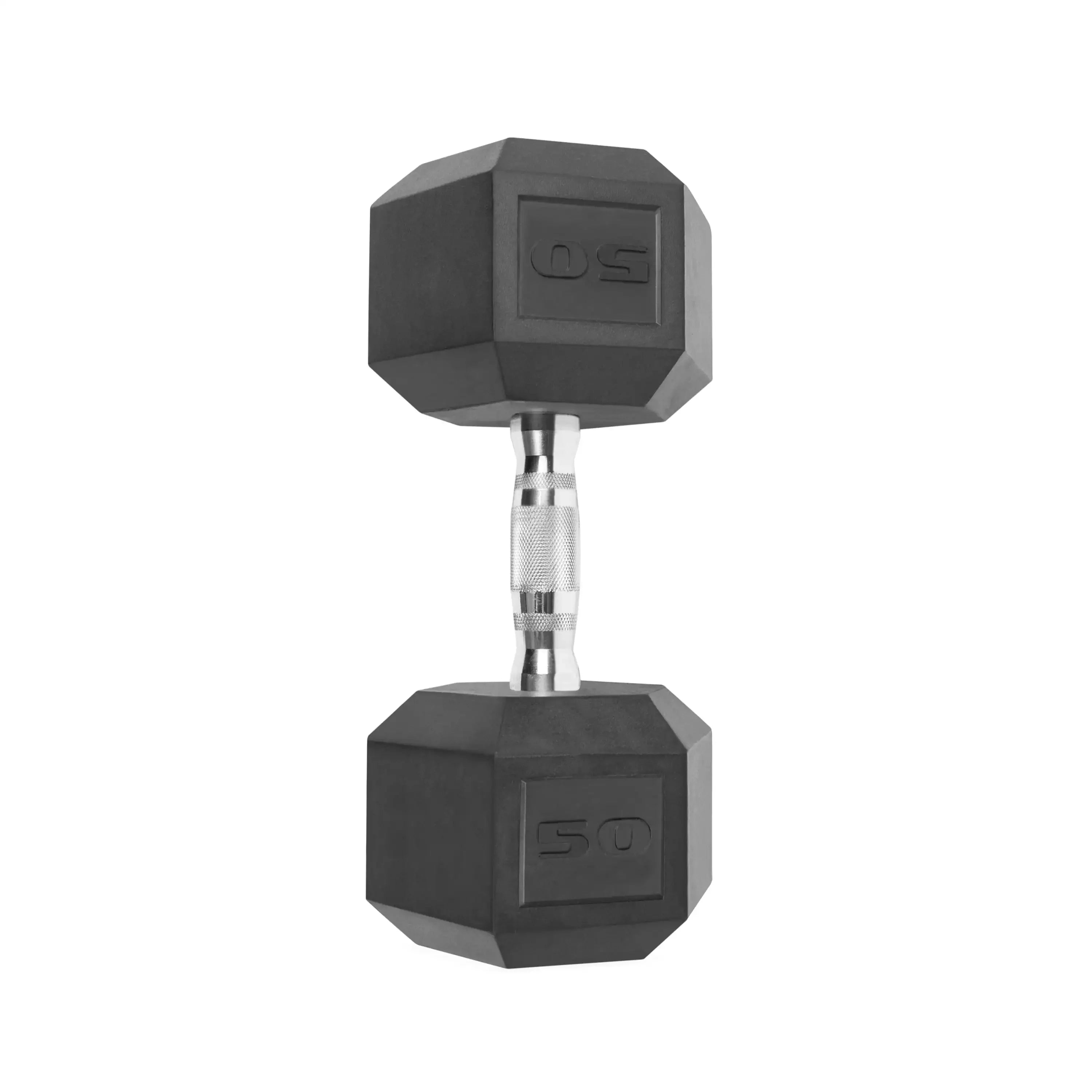 8lb Pair Rubber-Coated Hex Dumbbells – Non-Slip Grip & Anti-Rolling Design for Home Gym Training