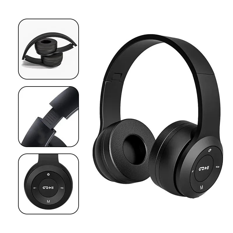 P47 Pro Wireless Headphones – Deep Bass, Active Noise Canceling & Ultra-Powerful Bluetooth Performance