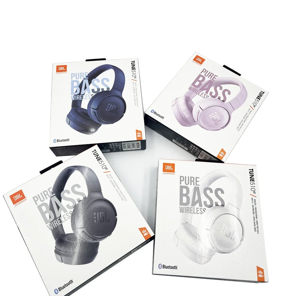 JBL Tune 510BT Pro – PureBass Wireless Headset with Fast Charge & Power Boost Performance