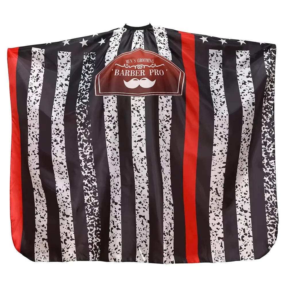 Elite Black Barber Cape – Heavy-Duty, Professional Cut Shield for Barbers & Stylists
