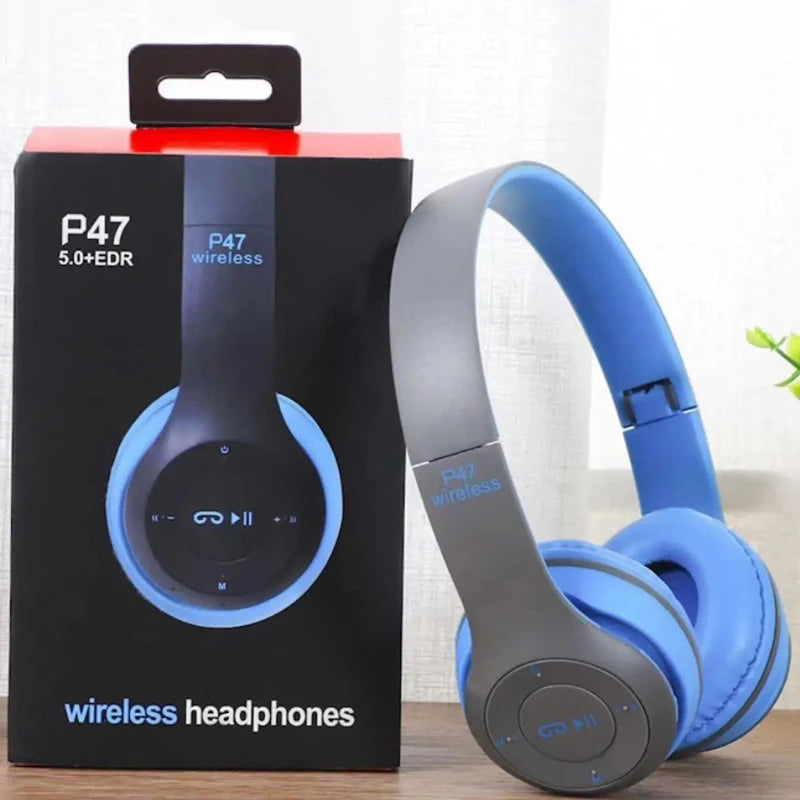 P47 Pro Wireless Headphones – Deep Bass, Active Noise Canceling & Ultra-Powerful Bluetooth Performance