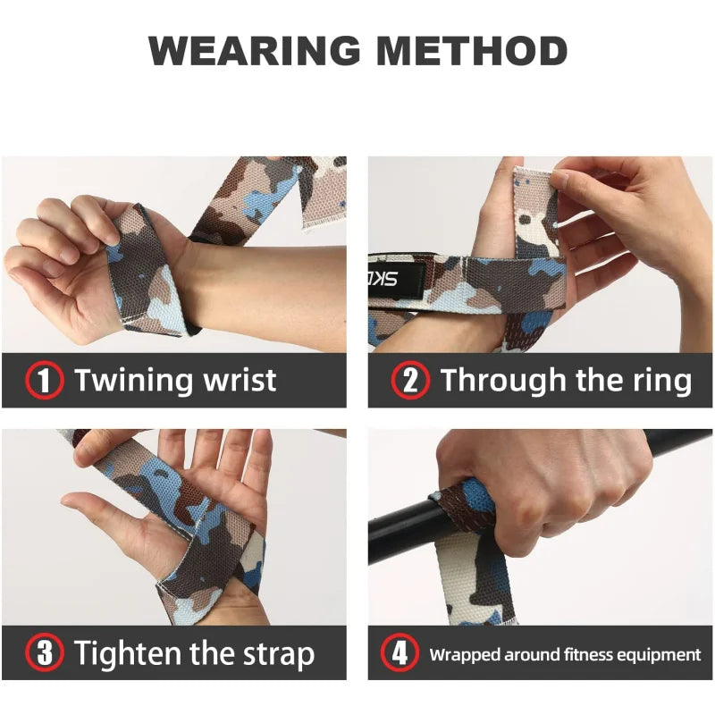 Weightlifting Wrist Straps – Adjustable Non-Slip Strength Booster for Powerlifting, Gym & Heavy Lifting Support