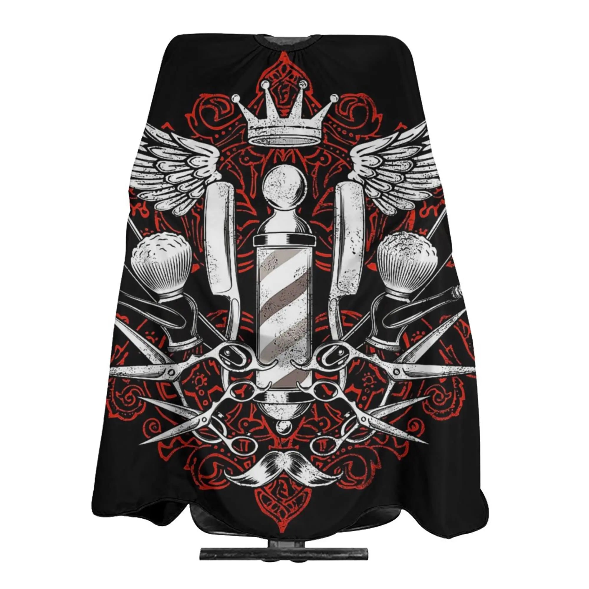 Elite Black Barber Cape – Heavy-Duty, Professional Cut Shield for Barbers & Stylists