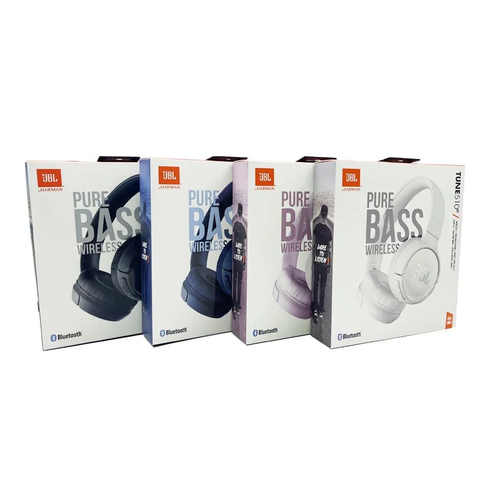 JBL Tune 510BT Pro – PureBass Wireless Headset with Fast Charge & Power Boost Performance
