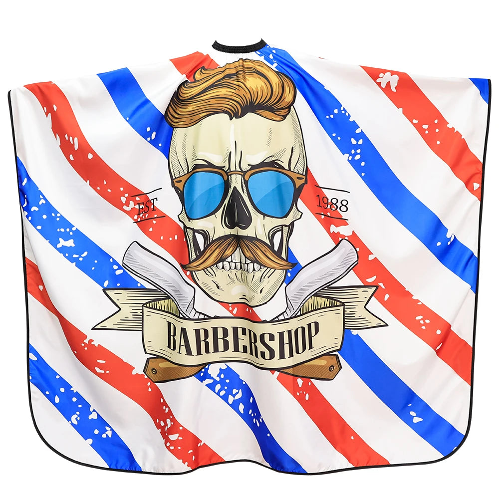 Elite Black Barber Cape – Heavy-Duty, Professional Cut Shield for Barbers & Stylists