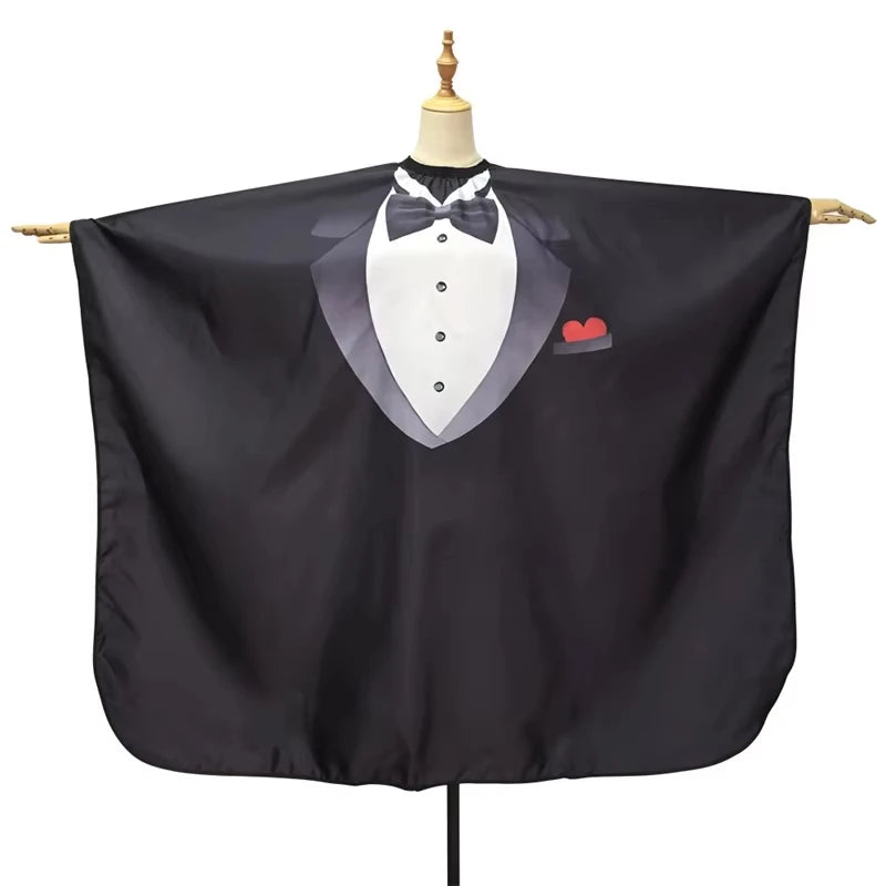 Elite Black Barber Cape – Heavy-Duty, Professional Cut Shield for Barbers & Stylists