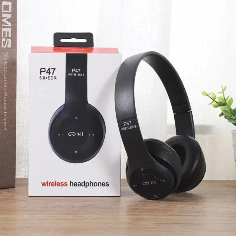P47 Pro Wireless Headphones – Deep Bass, Active Noise Canceling & Ultra-Powerful Bluetooth Performance
