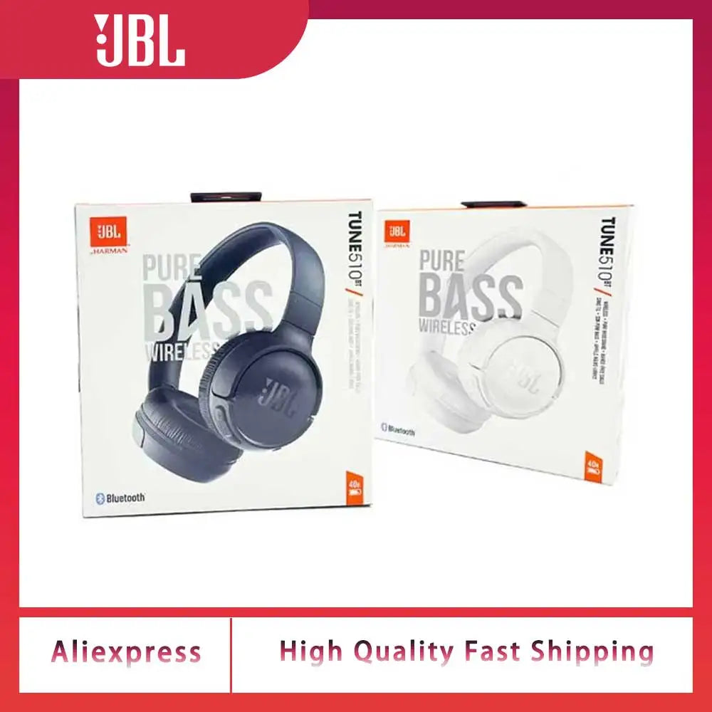 JBL Tune 510BT Pro – PureBass Wireless Headset with Fast Charge & Power Boost Performance