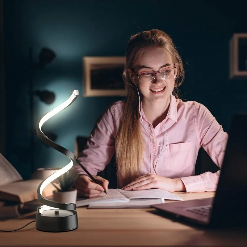 Elegant Spiral Light Lamp