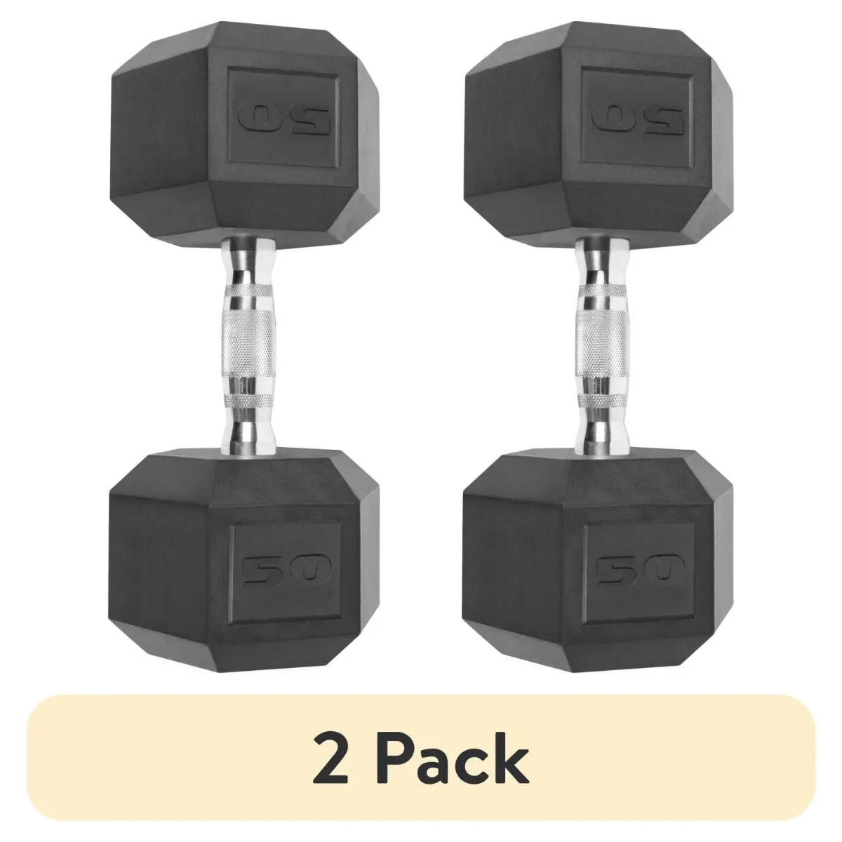 8lb Pair Rubber-Coated Hex Dumbbells – Non-Slip Grip & Anti-Rolling Design for Home Gym Training